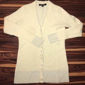 Brooks Brothers Ivory Cardigan